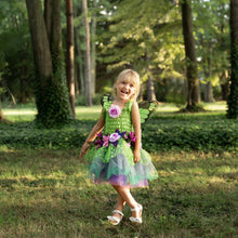 Afbeelding in Gallery-weergave laden, Great Pretenders verkleedjurk Fairy Blooms Deluxe groen, maat 3/4 jaar -36603