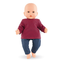 Afbeelding in Gallery-weergave laden, Corolle Mon Grand Poupon - poppenoutfit gestreept - voor pop 36 cm