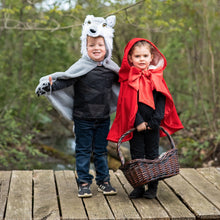 Afbeelding in Gallery-weergave laden, Great Pretenders verkleedcape Woodland Sprookjes Roodkapje cape, maat 4-6 jaar