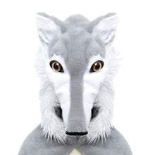 Afbeelding in Gallery-weergave laden, Great Pretenders verkleedcape Woodland Wolf cape, maat 2-3 jaar