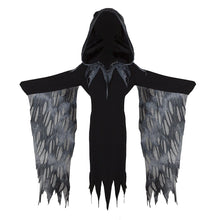 Afbeelding in Gallery-weergave laden, Great Pretenders verkleedset Grim Reaper Cloack mantel, maat 5-6 jaar