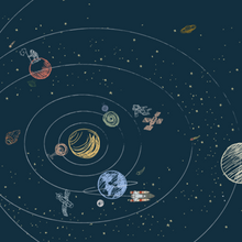 Afbeelding in Gallery-weergave laden, ByAlex Playmats Ride to the stars - speelmat 140 x 80 cm