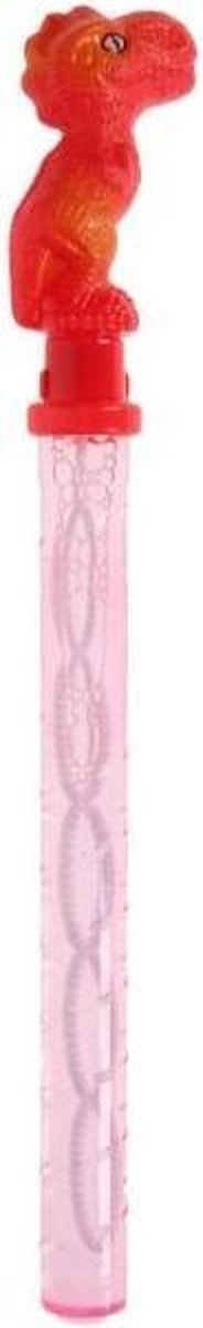 Bellenblaas staaf dino XXL, lengte 38 cm - Rood