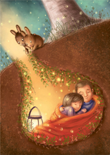 Afbeelding in Gallery-weergave laden, Barbara Denef Illustration wenskaart - "Geborgenheid"