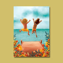 Afbeelding in Gallery-weergave laden, Barbara Denef Illustration wenskaart - Hallo Zomer