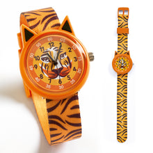 Afbeelding in Gallery-weergave laden, Djeco waterbestendig horloge tijger - DD00425