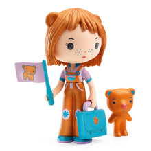 Afbeelding in Gallery-weergave laden, Djeco Tinyly figuur / poppetje 7,5 cm Anouk & Nours - DJ06941