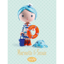 Afbeelding in Gallery-weergave laden, Djeco Tinyly figuur / poppetje 7,5 cm Marinette & Scouic - DJ06948
