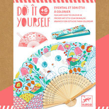 Afbeelding in Gallery-weergave laden, Djeco Do It Yourself waaier om in te kleuren Koneko kitten - DJ07949