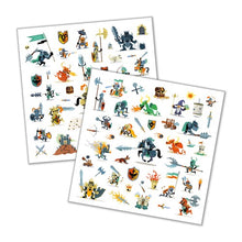 Afbeelding in Gallery-weergave laden, Djeco stickerset Ridders 160 stuks - DJ08886