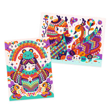 Afbeelding in Gallery-weergave laden, Djeco knutselset mozaïek Kokeshis - DJ08904