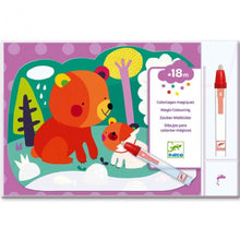 Afbeelding in Gallery-weergave laden, Djeco magische kleurplaten In het bos, kleuren met water - DJ09064