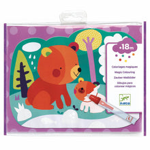 Afbeelding in Gallery-weergave laden, Djeco magische kleurplaten In het bos, kleuren met water - DJ09064