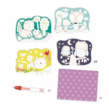 Afbeelding in Gallery-weergave laden, Djeco magische kleurplaten In het bos, kleuren met water - DJ09064