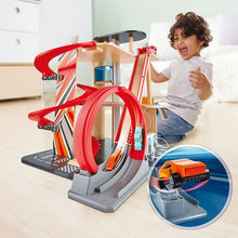 Afbeelding in Gallery-weergave laden, Hape Toys houten Gearhead Stunt Garage - E3019