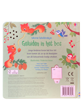 Afbeelding in Gallery-weergave laden, Usborne Geluidsboekjes - Geluiden in het bos