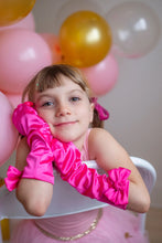 Afbeelding in Gallery-weergave laden, Great Pretenders fuchsia roze prinsessen handschoenen - 22620