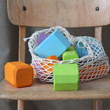 Afbeelding in Gallery-weergave laden, Grimm's houten gekleurde blokkenset Tree Slices, boomschijven - 10045