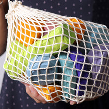 Afbeelding in Gallery-weergave laden, Grimm's houten gekleurde blokkenset Tree Slices, boomschijven - 10045