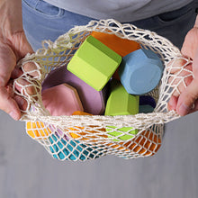 Afbeelding in Gallery-weergave laden, Grimm's houten gekleurde blokkenset Tree Slices, boomschijven - 10045