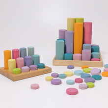 Afbeelding in Gallery-weergave laden, Grimm's houten munten regenboog pastel - 10311
