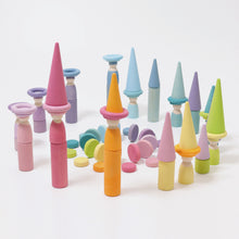 Afbeelding in Gallery-weergave laden, Grimm's houten munten regenboog pastel - 10311