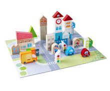 Afbeelding in Gallery-weergave laden, Haba houten speelset Speelwereld Puzzel Stadsleven - 306782