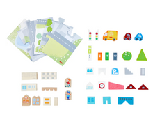 Afbeelding in Gallery-weergave laden, Haba houten speelset Speelwereld Puzzel Stadsleven - 306782