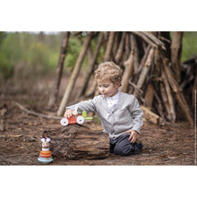 Afbeelding in Gallery-weergave laden, Janod houten stapelpuzzel roly poly konijn - J08248