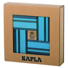 Afbeelding in Gallery-weergave laden, Kapla boek en kleuren 40 plankjes - Lichtblauw en donkerblauw
