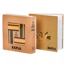 Afbeelding in Gallery-weergave laden, Kapla boek en kleuren 40 plankjes - Geel en groen
