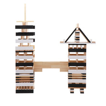 Afbeelding in Gallery-weergave laden, Kapla box Black & White 100-delige set, 2 kleuren