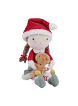 Afbeelding in Gallery-weergave laden, Little Dutch knuffelpop Rosa Kerstmis 35 cm - LD4538