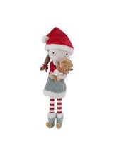 Afbeelding in Gallery-weergave laden, Little Dutch knuffelpop Rosa Kerstmis 35 cm - LD4538