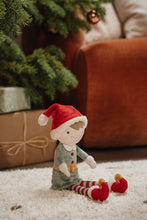 Afbeelding in Gallery-weergave laden, Little Dutch knuffelpop Jim Kerstmis 35 cm - LD4539