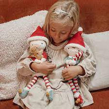 Afbeelding in Gallery-weergave laden, Little Dutch knuffelpop Jim Kerstmis 35 cm - LD4539