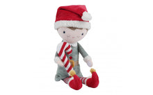 Afbeelding in Gallery-weergave laden, Little Dutch knuffelpop Jim Kerstmis 35 cm - LD4539