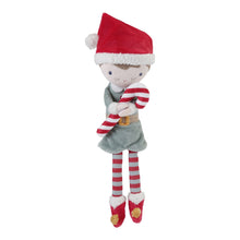 Afbeelding in Gallery-weergave laden, Little Dutch knuffelpop Jim Kerstmis 35 cm - LD4539