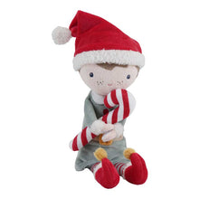Afbeelding in Gallery-weergave laden, Little Dutch knuffelpop Jim Kerstmis 35 cm - LD4539