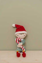 Afbeelding in Gallery-weergave laden, Little Dutch knuffelpop Jim Kerstmis 35 cm - LD4539