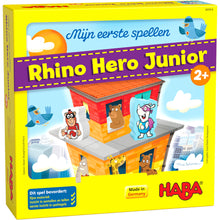 Afbeelding in Gallery-weergave laden, Haba spel Mijn eerste spellen 2+ Rhino Hero Junior - 305914