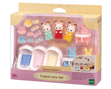 Afbeelding in Gallery-weergave laden, Sylvanian Families - Chocoladekonijn Drieling verzorgingsset - 5532