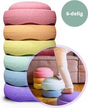 Afbeelding in Gallery-weergave laden, Stapelstein® Original // Pastel Rainbow set 6 stuks