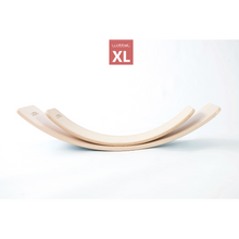 Afbeelding in Gallery-weergave laden, Wobbel XL blank gelakt met vilt Forest green - Bos groen