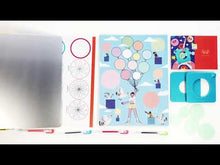 Video laden en afspelen in Gallery-weergave, Ada Lauweryssens ❤️ Djeco knutselset 7+ Spiralen, Blok met 10 thema's - DJ08736