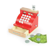 Afbeelding in Gallery-weergave laden, Le Toy Van TV295 Honeybake houten kassa met speelgeld