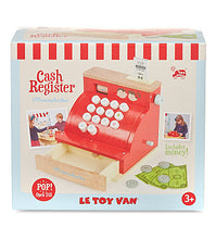 Afbeelding in Gallery-weergave laden, Le Toy Van TV295 Honeybake houten kassa met speelgeld