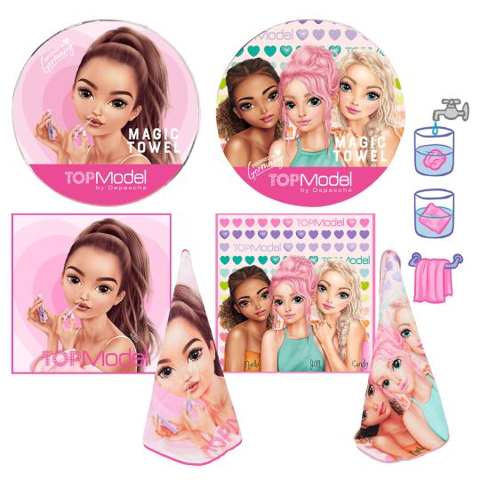 Aske Schillemans 🩷 Depesche Topmodel magic towel BEAUTY and ME handdoek - 0013213