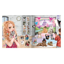 Afbeelding in Gallery-weergave laden, Depesche TOPModel Stickerworld KITTY and DOGGY stickerboek - 13571
