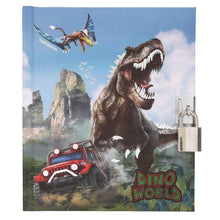Afbeelding in Gallery-weergave laden, Depesche Dino World dagboek met slot - 13997
